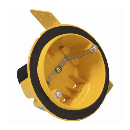 Raco Electrical Box, 281 CU IN, Ceiling Box Type, Thermoplastic Resin, Round Shape 2028FBAR